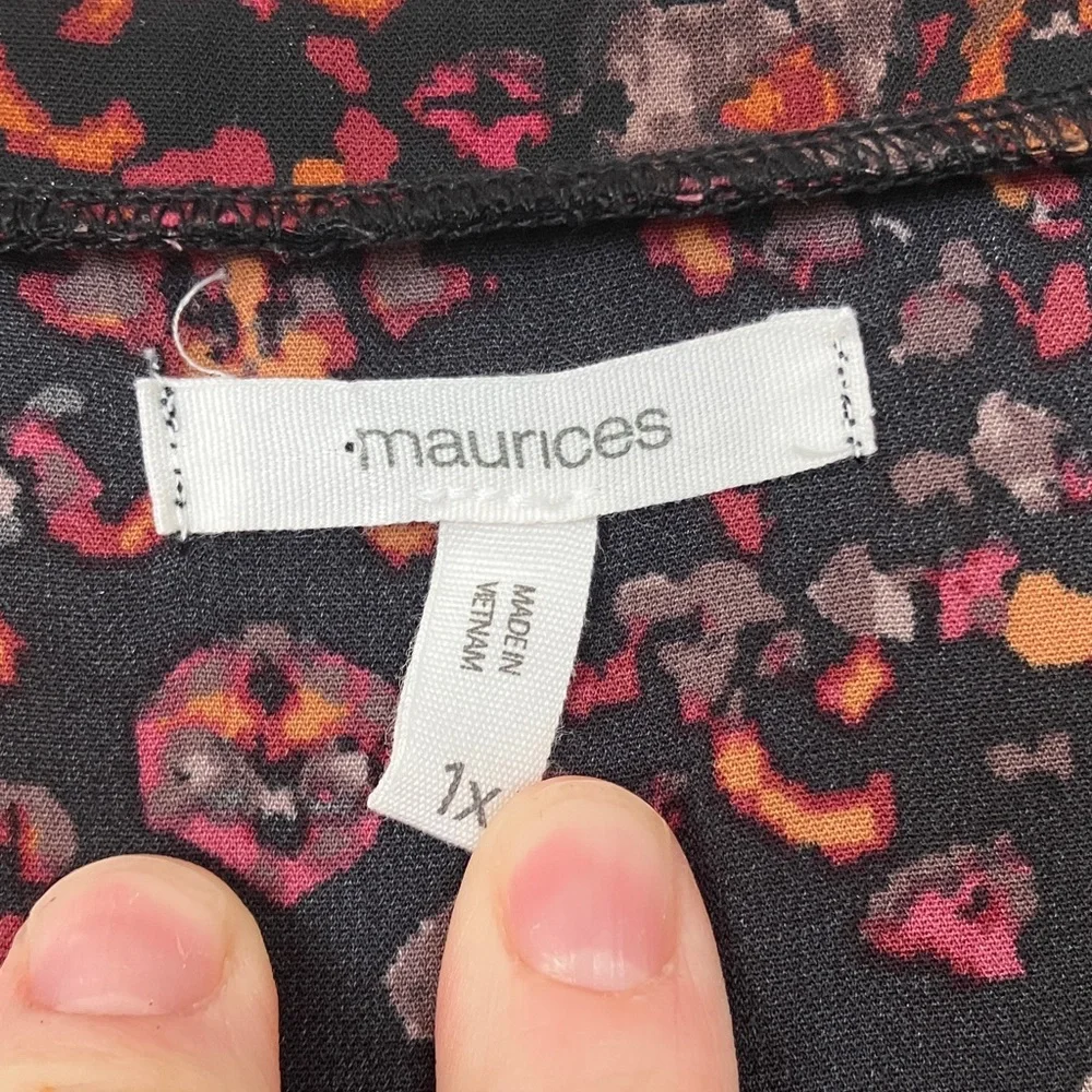 Maurices Tiered Boho Peasant Blouse, 1X